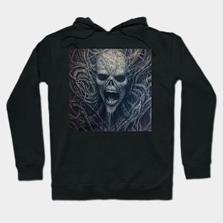 Emerging Nightmare Wraith Face Hoodie